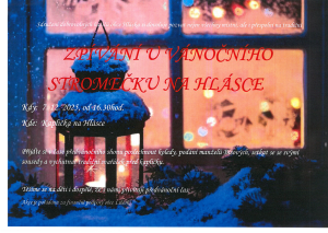 Zpívání u vánočního stromečku na Hlásc 1